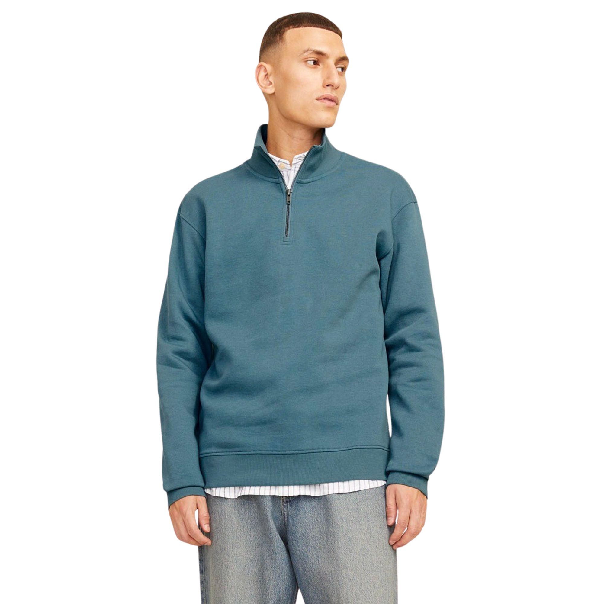 Jack & Jones Bradley Half Zip Sweater Heren | PlutoSport